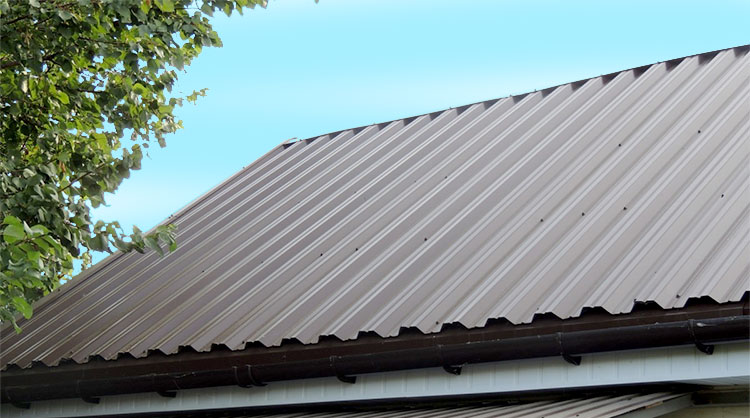 Кровля из профнастила Н90, пример объекта 2